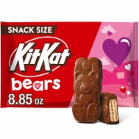 KIT KAT® Milk Chocolate Wafer Snack Size Bears Valentine Candy Bag Perspective: Main