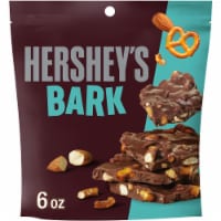 HERSHEY'S Milk Chocolate Candy Almonds and Salted Pretzels Bark Bag