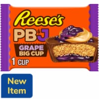 REESE'S Big Cup PB&J Grape Milk Chocolate Peanut Butter Cup Candy Pack Perspective: Main
