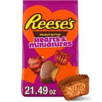 REESE'S Assorted Chocolate Peanut Butter Shapes Valentine Candy Bag Perspective: Main