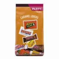 Hershey Assorted Caramel Flavored Snack Size Candy Party Pack Perspective: Main