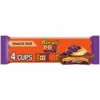 REESE'S PB&J Grape Milk Chocolate Snack Size Peanut Butter Cups Candy Packs Perspective: Main
