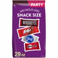 Hershey Assorted Dark Chocolatey Snack Size Candy Party Pack Perspective: Main