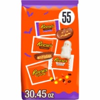 REESE'S Assorted Flavored Snack Size Peanut Butter Halloween Candy Bag Perspective: Main