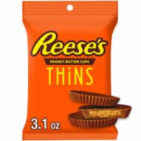 REESE'S THiNS Milk Chocolate Peanut Butter Cups Candy Bag