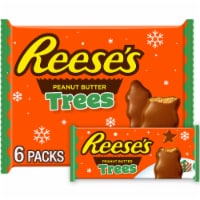 REESE'S Milk Chocolate Peanut Butter Trees Christmas Candy Packs