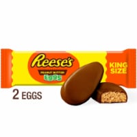REESE'S Milk Chocolate Peanut Butter Eggs Easter Candy King Size Pack Perspective: Main