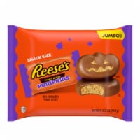 REESE'S Milk Chocolate Peanut Butter Cup Snack Size Pumpkins Halloween Candy Jumbo Bag