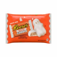 REESE'S White Creme Snack Size Peanut Butter Ghosts Halloween Candy Bag Perspective: Main