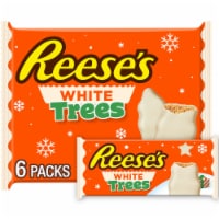 REESE'S White Creme Peanut Butter Trees Christmas Candy Packs