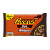 Reese's Dark Chocolate Peanut Butter Cups Miniatures Perspective: Main