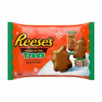 REESE'S Milk Chocolate Peanut Butter Snack Size Trees Christmas Candy Bag