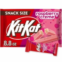 KIT KAT® Raspberry Flavored Creme Wafer Snack Size Valentine Candy Bag Perspective: Main