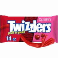 TWIZZLERS PULL 'N' PEEL Cherry Flavored Licorice Style Candy Bag
