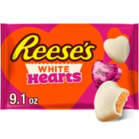 REESE'S White Creme Peanut Butter Creme Hearts Valentine Candy Bag Perspective: Main