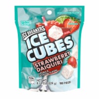 ICE BREAKERS Ice Cubes Strawberry Daiquiri Sugar Free Chewing Gum Pouch Perspective: Main
