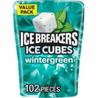 ICE BREAKERS Wintergreen Sugar Free Mints Bottle Perspective: Main