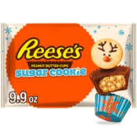REESE'S Miniatures Sugar Cookie Milk Chocolate Peanut Butter Cups Christmas Candy Bag Perspective: Main
