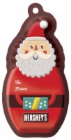 Hershey's Milk Chocolate Santa Gift Tag Holiday Candy Perspective: Main