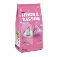 HERSHEY'S HUGS & KISSES Assorted Flavored Valentine Candy Bag Perspective: Main