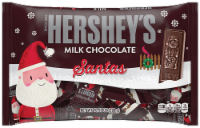HERSHEY'S Milk Chocolate Santa Holiday Candy Bars Perspective: Main