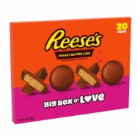 Reese's Peanut Butter Cups Big Box o' Love Valentine's Gift Box Candy Perspective: Main