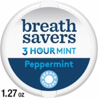 BREATH SAVERS Peppermint Flavored Sugar Free Breath Mints Tin Perspective: Main