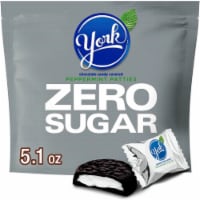 YORK Zero Sugar Chocolate Peppermint Patties Candy Bag Perspective: Main