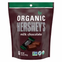 HERSHEY'S Organic Milk Chocolate Candy Bag Perspective: Main