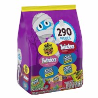 Hershey and Mondelez Fruit Flavored Assortment Chewy and Hard Candy Halloween Bulk Variety Bag