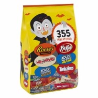 Hershey Miniatures Chocolate and Fruit Flavored Assortment Candy Halloween Bulk Variety Bag Perspective: Main