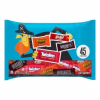 Hershey Assorted Milk Chocolate and Fruit Flavored Halloween Candy Bag Perspective: Main