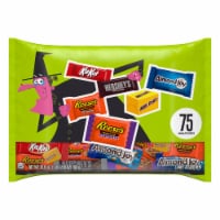 Hershey Miniatures Assorted Chocolate Flavored Halloween Candy Bag Perspective: Main