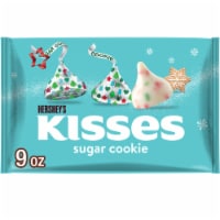 HERSHEY'S KISSES Sugar Cookie Flavored White Creme Christmas Candy Bag