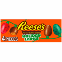 REESE'S Milk Chocolate Peanut Butter Creme Holiday Lights Christmas Candy Box