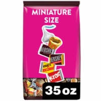 Hershey Assorted Chocolate Flavored Miniatures Christmas Candy Party Pack