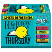 Happy Thursday Bubble Free Assorted Spiked Refreshers Perspective: Main
