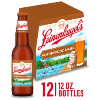 Leinenkugel's Northwoods Amber Pale Lager Beer Bottles Perspective: Main