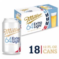 Miller 64 Extra Light American-style Lager Beer Perspective: Main