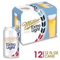 Miller64 Extra Light Lager Beer 12 Cans