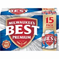 Milwaukee's Best Premium American Lager Beer 15 Cans Perspective: Main