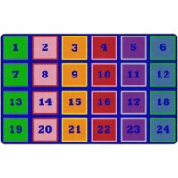 Flagship Carpets FX1526-44FS 7 ft. 6 in. x 12 in. Counting Blocks Corpet