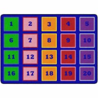 Flagship Carpets FX1526-56FS 10 x 12 in. Counting Blocks Corpet