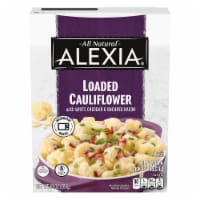 Alexia Loaded Cauliflower With White Cheddar And Bacon Frozen Cauliflower Side Perspective: Main