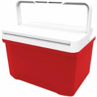 Igloo 385-32479 4P Laguna 9 Cooler Drinks Beverage Lunch Cool Box, Red - Pack of 4