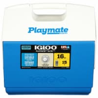 Igloo® Playmate® Elite™ Cooler - Blue/White Perspective: Main