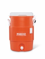 Igloo Seat Top Cooler with Spigot - Orange Perspective: Main