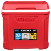 Igloo® Eco Cool Latitude Red & White Hardside Cooler Perspective: Main
