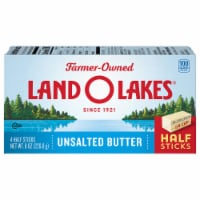 Land O Lakes Unsalted Butter in Half Sticks Made with Sweet Cream Perspective: Main