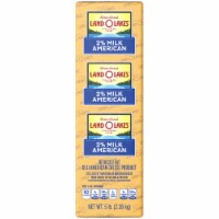 Land O Lakes® 2% Milk Reduced Fat Yellow Deli American Cheese Product Perspective: Main